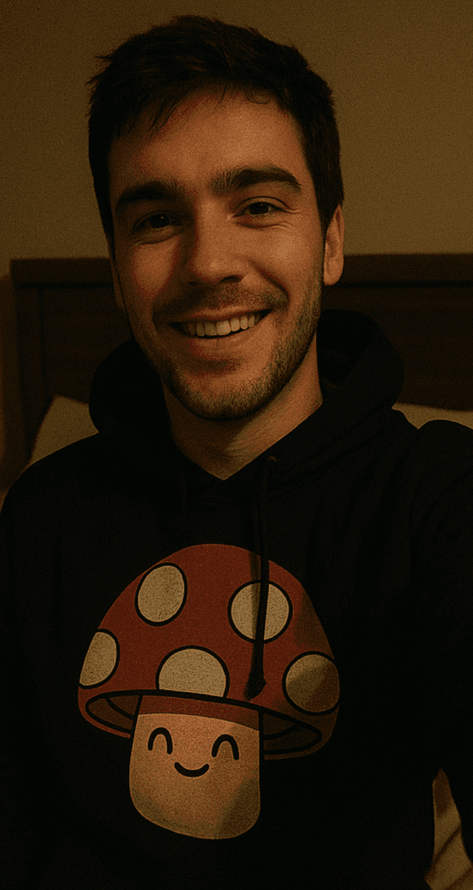 Tomáš P. - Tričko s houbičkami