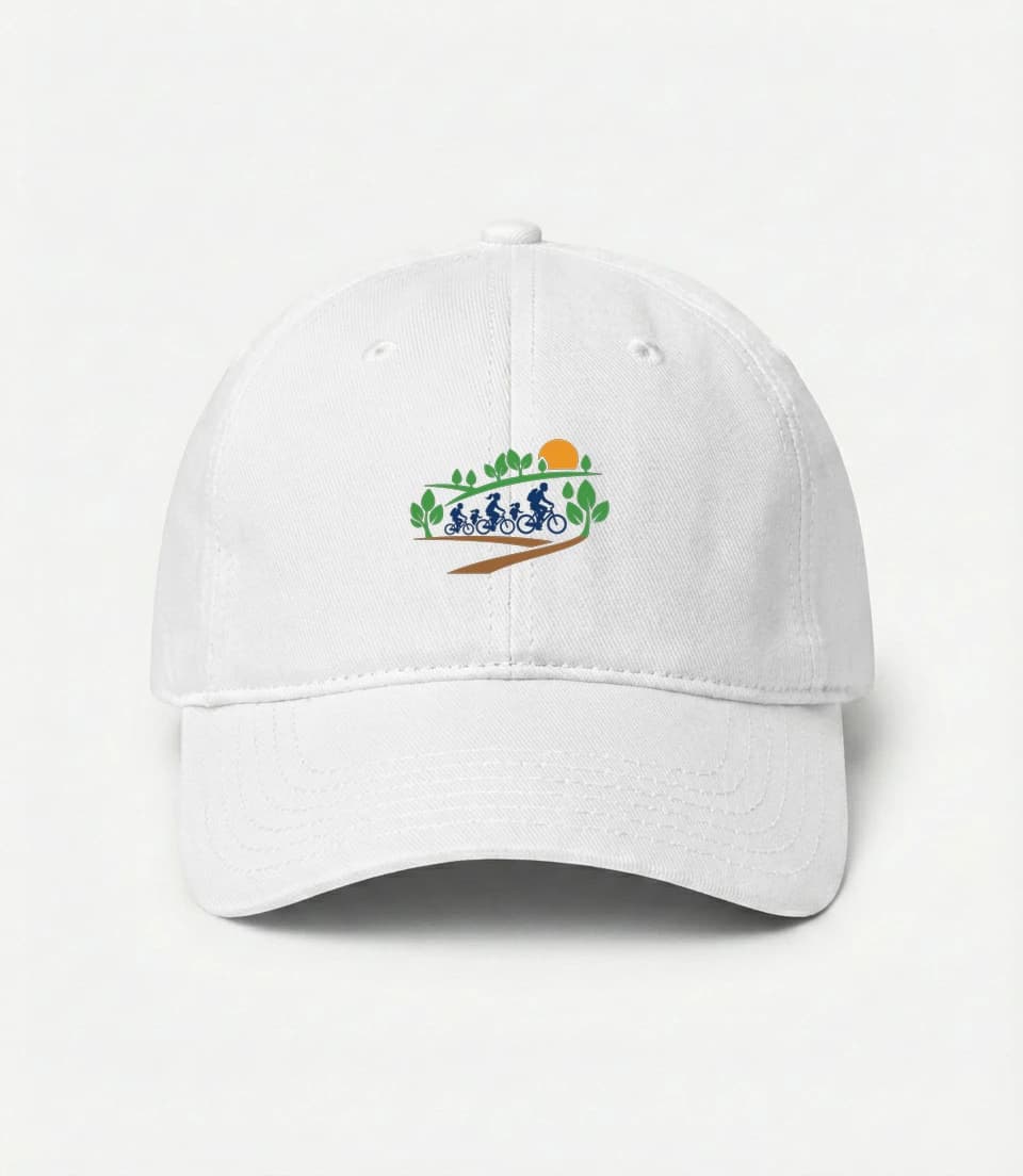 Kšiltovka Rodinná Cyklistika V Přírodě Slunce Stezka A Společná Radost