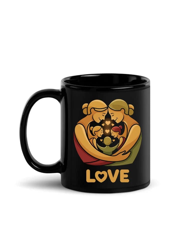 Hrnek Mezigenerační Láska Rodinné Objetí Babiček A Dědečků S Vnoučaty