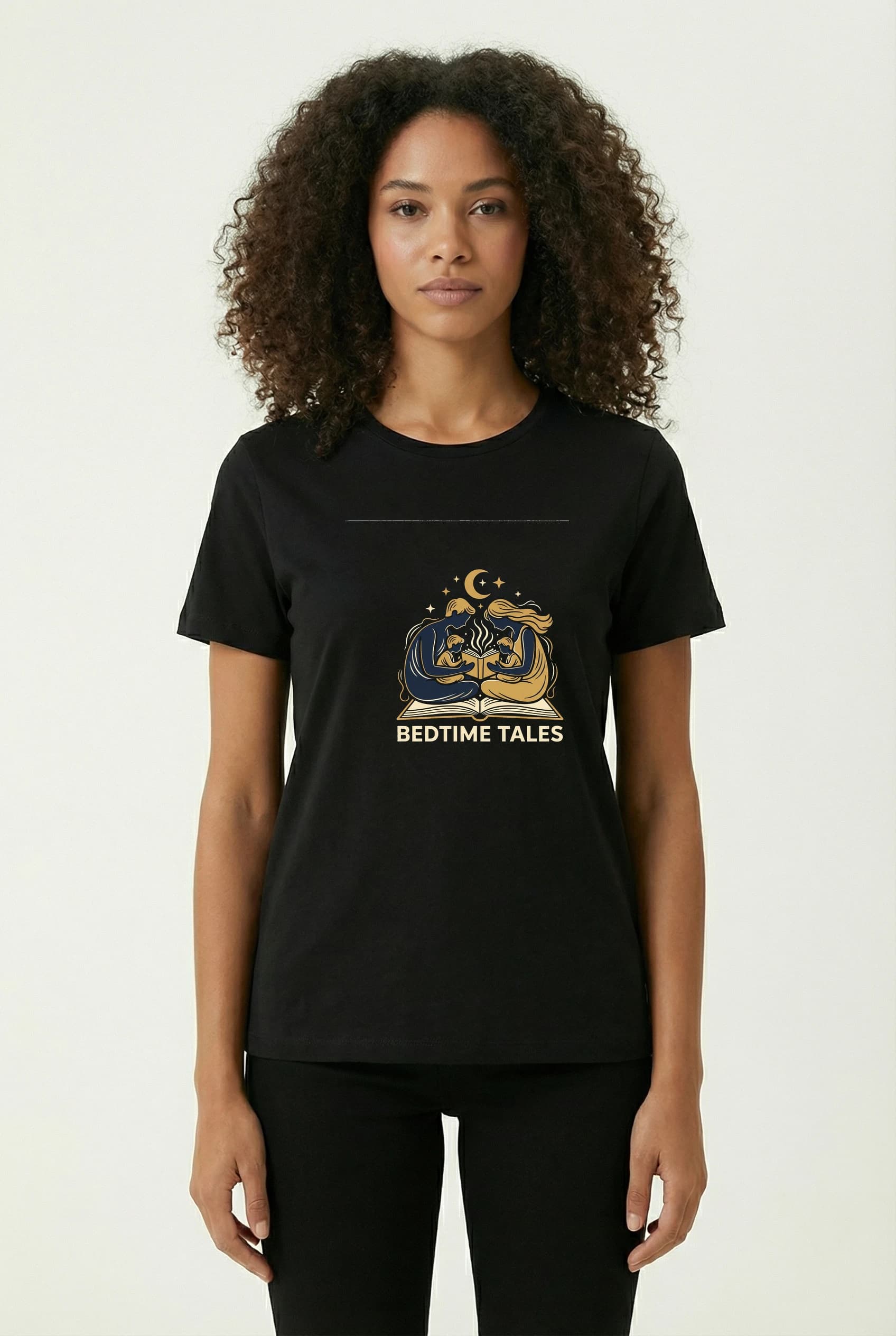 Dámské tričko Kouzelné Večerní Příběhy Rodiče Čtou Dětem U Dobré Noci Bedtime Tales