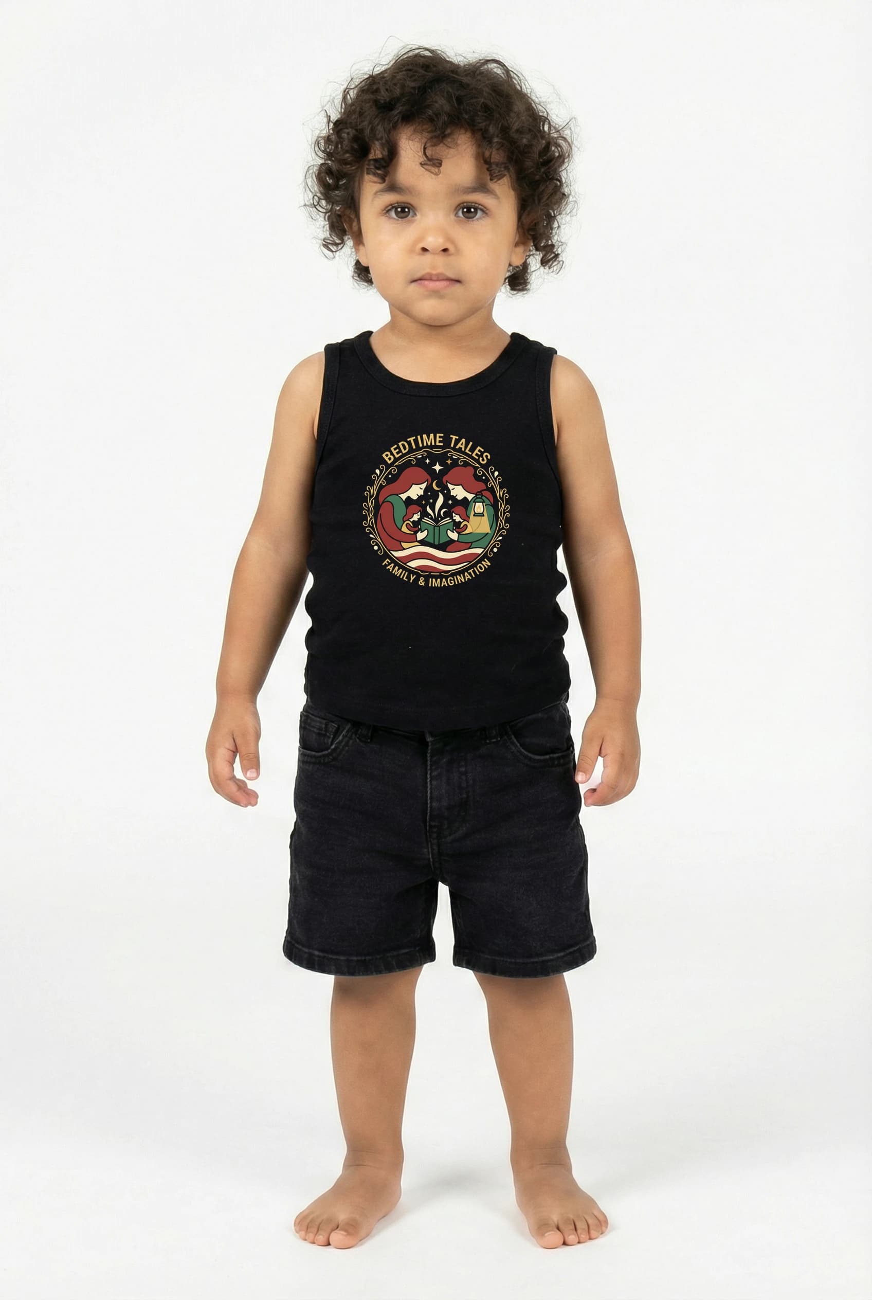 Dětské tílko Kouzlo Večerních Pohádek Rodinné Chvíle A Dětská Fantazie