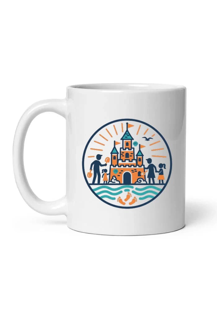 Hrnek Rodinné Písečné Hrady U Moře