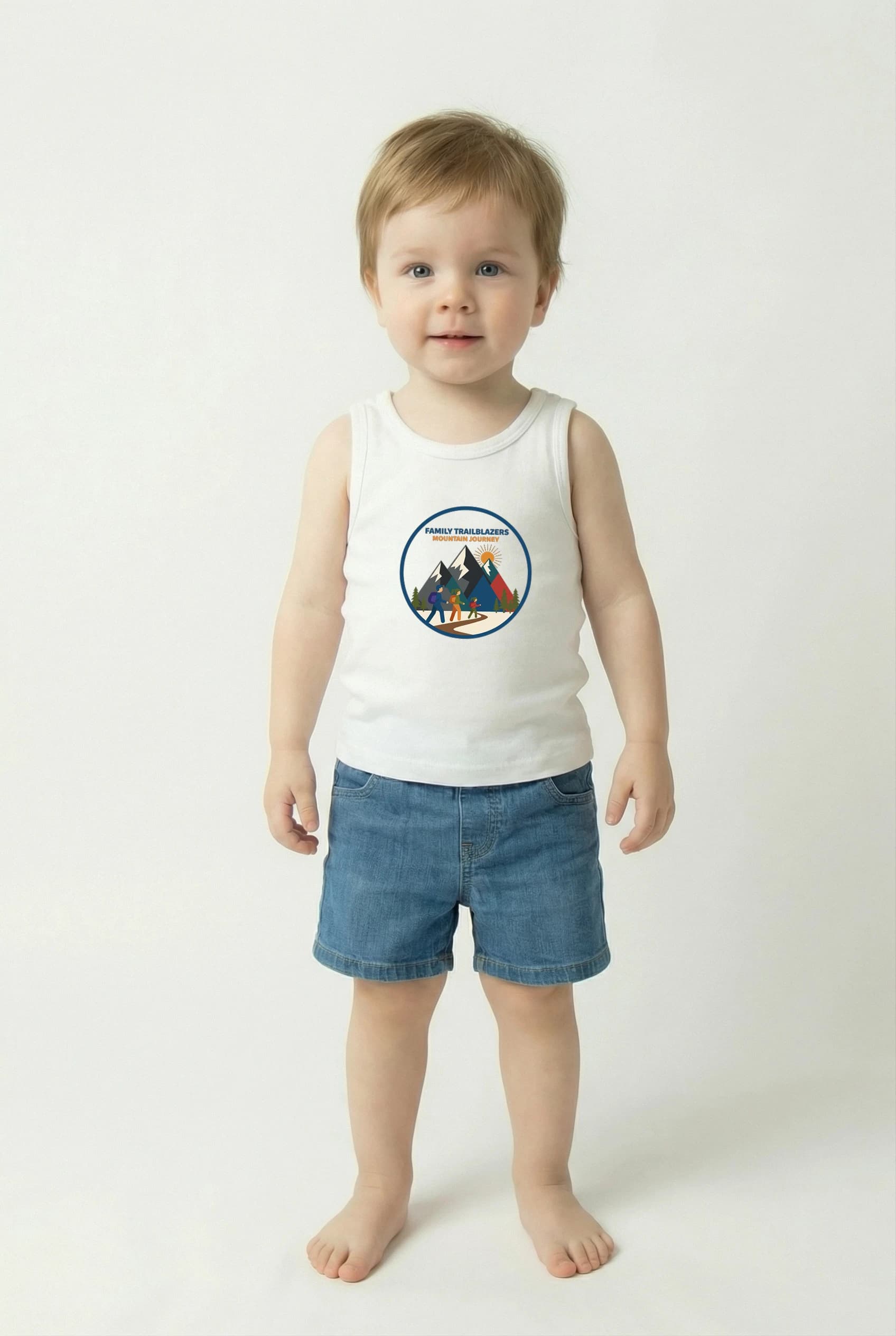 Dětské tílko Rodinní Průkopníci Horské Túry Dobrodružství Na Stezkách A V Přírodě